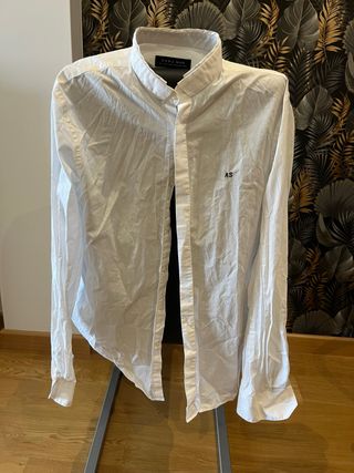 2 Camisas Zara Hombre Bordadas AS