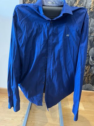 2 Camisas Zara Hombre Bordadas AS