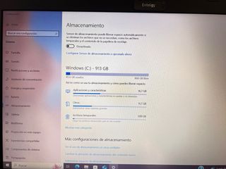 Portátil HP Intel Core i7 8GB RAM 913GB