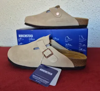 Birkenstock Boston Beige Claro Unisex