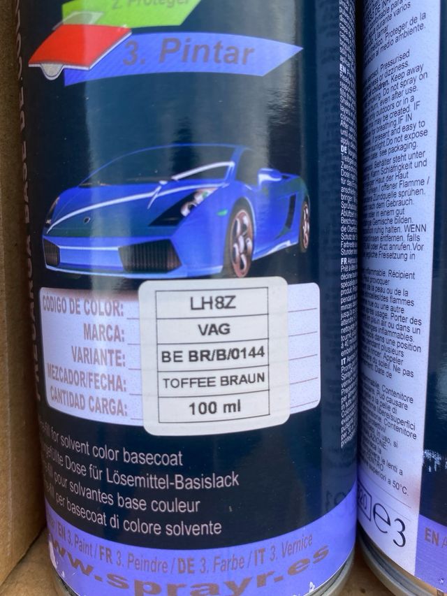 Spray Pintura Coche Volkswagen LH8Z