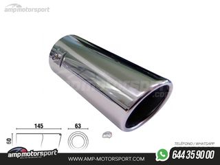 COLA DE ESCAPE REDONDA 63MM