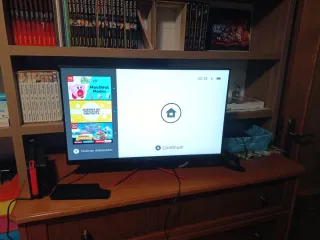 Monitor Gaming Negro y Rojo