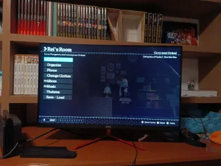 Monitor Gaming Negro y Rojo