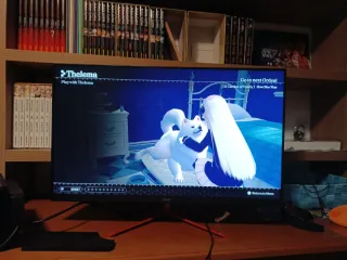 Monitor Gaming Negro y Rojo