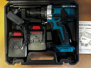Taladro Atornillador Eléctrico con 2 Baterías