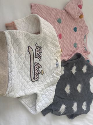 Lote 3 jerseys niña Petit Bateau, Benetton y H&M
