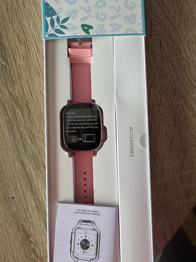 Reloj Infantil Rosa y Negro