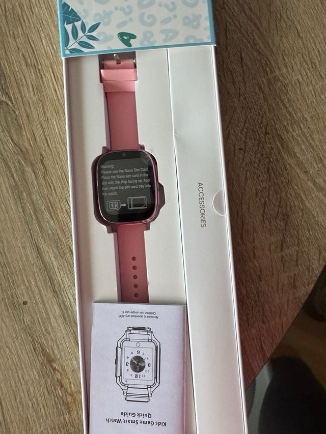 Reloj Infantil Rosa y Negro