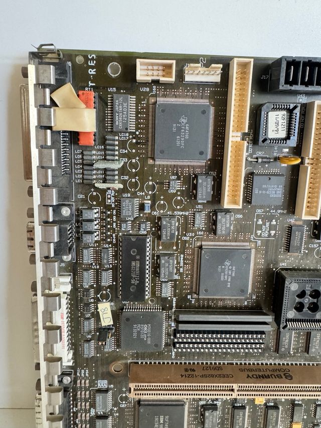 Scheda base industriale retrò Intel/NCR ISA vintage