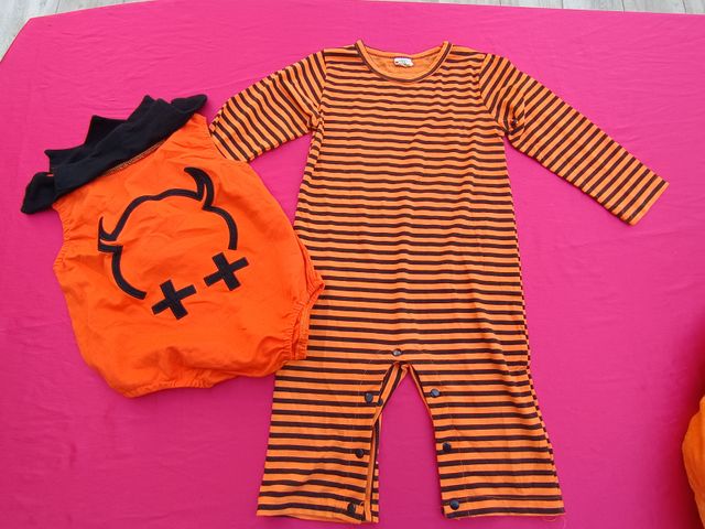 Disfraz Demonio Naranja Talla 6/9 Meses