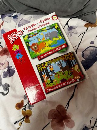 2 Puzzles Infantiles 20 Piezas