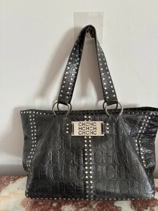 Bolso Piel Negro Carolina Herrera