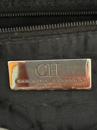 Bolso Piel Negro Carolina Herrera