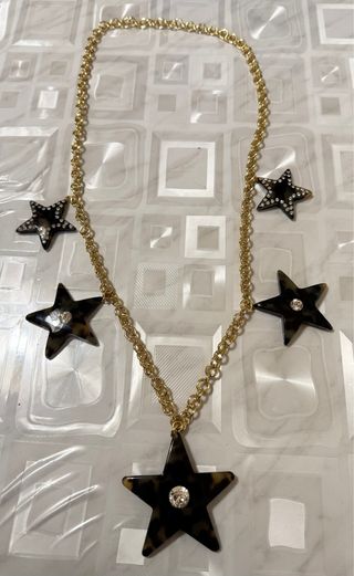 Collana con stelle e strass