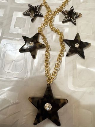 Collana con stelle e strass