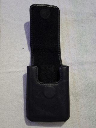 Lindíssima bolsa Mototorola, em pele, vintage