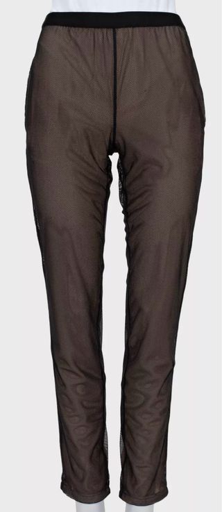 Pantalones MM6 Malla Negro