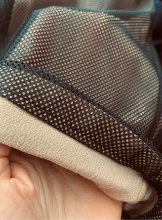 Pantalones MM6 Malla Negro