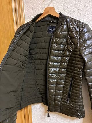 Chaqueta Guess Verde Militar Mujer