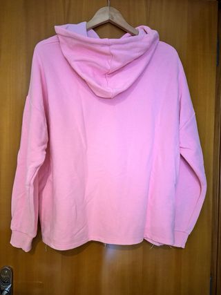 Sudadera Pull&Bear Rosa Talla M