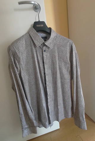 Camicia Uomo Sorbino XL Fantasia Beige/Grigio