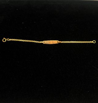 Esclava Oro 18k Bismarck 1.14gr 11cm