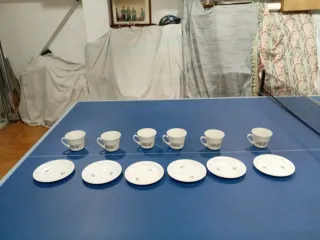 Juego de café de porcelana