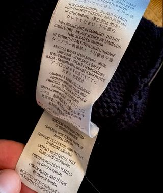 Maglione Gucci Uomo Made in Italy blu scuro