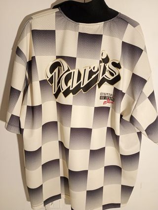 Camiseta Deportiva Retro Tendencia Cuadros L