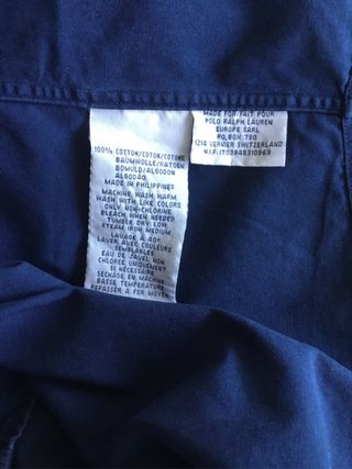 Camisa Polo Ralph Lauren Azul