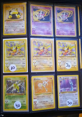 Cartas Pokémon Originales Antiguas