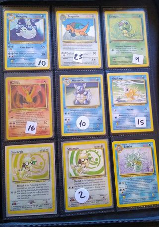 Cartas Pokémon Originales Antiguas