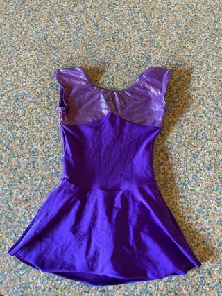 Mallot de patinaje artístico morado