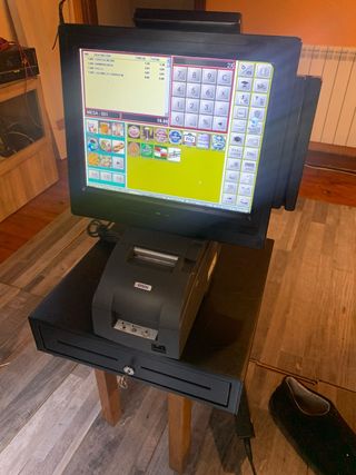 TPV Táctil + Cajón Portamonedas + Impresora Epson