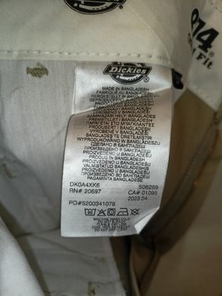 Pantaloni Dickies 874 Beige Original Fit tg. 31