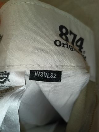 Pantaloni Dickies 874 Beige Original Fit tg. 31