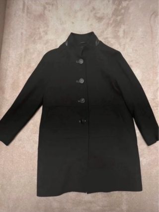 Abrigo Massimo Dutti Negro