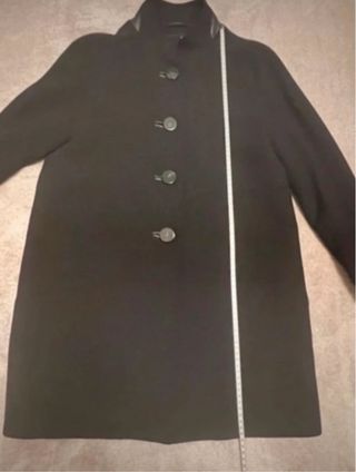 Abrigo Massimo Dutti Negro