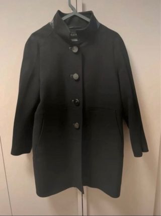 Abrigo Massimo Dutti Negro