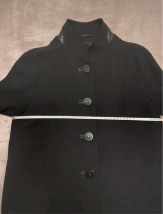 Abrigo Massimo Dutti Negro