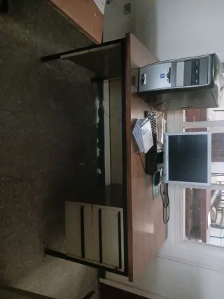 RETRO A LA VISTA!!! Escritorio madera y metal