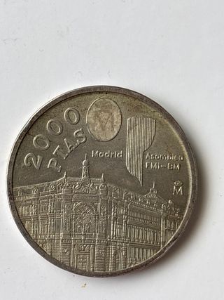 Moneda 18 gramos plata