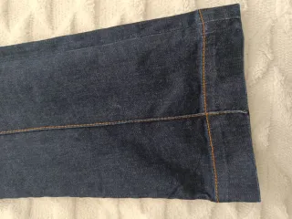 Pantalón vaquero azul recto