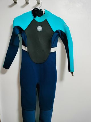 Traje neopreno Alder mujer azul y turquesa