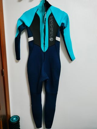 Traje neopreno Alder mujer azul y turquesa