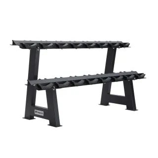 Set 8 Pares Mancuernas Fitness Tech con Soporte