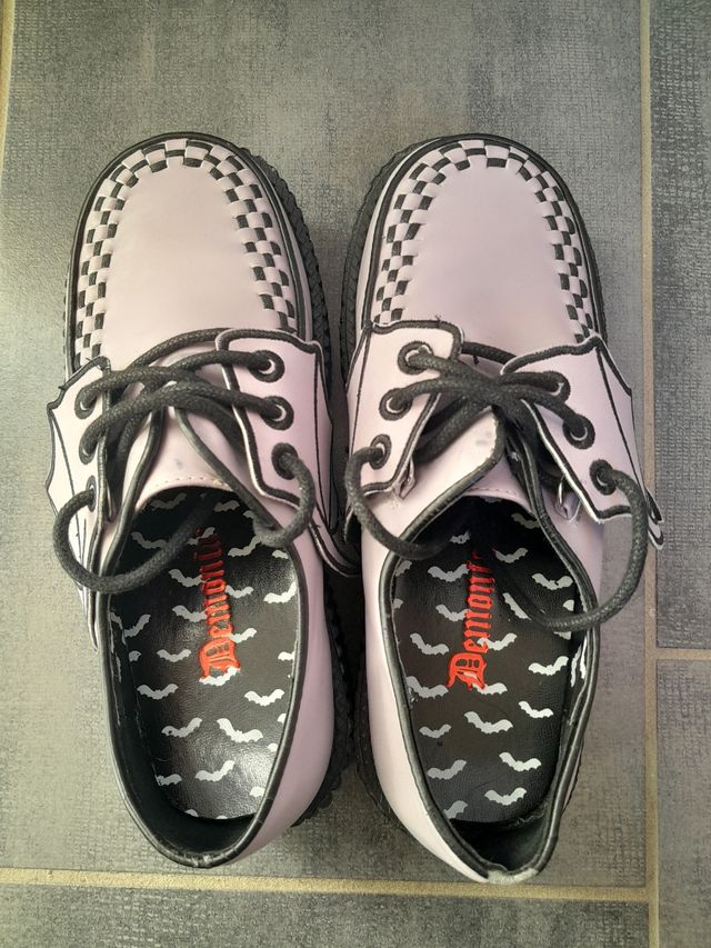 Demonia Creepers 205 Levander Bat