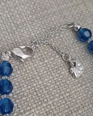 Pulsera Cristales Azules Swarovski