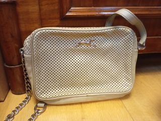 Bolso azul grisaceo Bimba y lola con Cadena